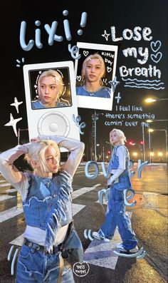 a woman holding an mp3 player in front of her face with the caption'i love my breath '