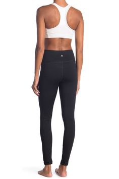 High-waisted active leggings with slip pockets and a soft fleece lining are perfect for your running wardrobe. Fit: this style fits true to size. . Banded high-waist . Pull-on style. Side slip pockets . Fleece lining. 7/8 length. Approx. 10” rise, 28” inseam (size S). Imported           This item cannot be shipped to Canada. Machine wash cold Moisture-wicking Solid Leggings For Training, Moisture-wicking Fitted Sporty Leggings, Fleece Lined Black Leggings, Moisture-wicking Training Leggings With 5-inch Inseam, Black Moisture-wicking Functional Leggings, 90 Degrees, Nordstrom Rack, Active Leggings, Nordstrom Store