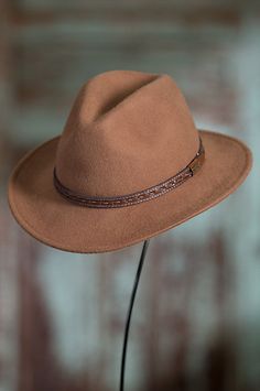 Lightweight and breathable in 100% wool, our Sierra Safari Wool Hat can handle all manner of battering. Free shipping + returns. Adjustable Brown Wool Fedora, Leather Fedora For Travel In Fall, Leather Fedora For Fall Travel, Brown Leather Fedora For Fall, Fall Travel Leather Fedora, Brown Wool Fedora For Rodeo, Brown Leather Felt Hat For Fall, Brown Leather Fedora For Winter, Brown Wool Fedora For Outdoor