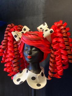 Headpiece made of foam. This design is just great to complete your costume!! Foam is very comfortable to wear and is waterproof as well as colorfast. Please add head size to your order. Silly Hair Styles, Hair Shading, Crazy Hairstyles, Foam Wig, Colorful Wigs, Foam Wigs, Drag Wigs, High Fashion Hair, Piskel Art