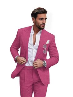 Product details Fabric type 50% Linen, 30% Cotton, 20% Viscose;Linen Suit for Men Package includes:Jacket+Pants, 2-Piece Suit. Care instructions Dry Clean Only Origin Imported SIZE CHART 【How to choose Size】XXS≈US 34,XS≈US 36,S≈38, M≈US 40,L≈US 42,XL≈US 44,XXL≈46,3XL≈US 48,4XL≈US 50,5XL≈US 52,6XL≈US 54. Our items are true to size, please refer to size chart under description. About this item 【Suit Feature】Our linen suits for men is made of superior linen. Skin-friendly, soft, breathable, lightwe Linen Suit For Men, Mens Linen Suit, Linen Suits For Men, Beach Wedding Suits, Prom Tuxedo, Seersucker Suit, Summer Beach Wedding, Pieces Men, Suit For Men