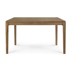 a wooden table on a white background with no one around it or the table top