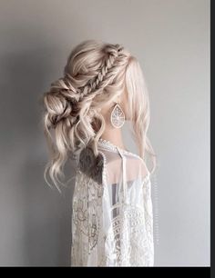 Viking Wedding, Long Hair Wedding Styles, Long Blonde, Bridal Hair And Makeup