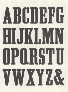 an old fashioned type of font with black letters and numbers on the upper part of it