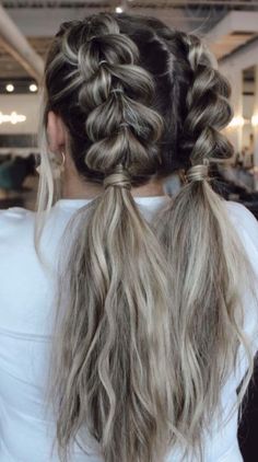 Fun Hair Trends, Normal Braids, Bubble Braid Hairstyles, Make Carnaval, Bubble Braid, Softball Hairstyles, Bubble Braids, Fun Hair, Braided Hairstyles For Wedding