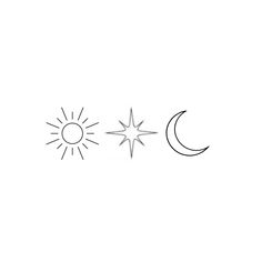 a black and white photo of the sun and moon with one side drawn in pencil