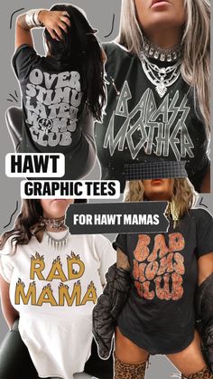 Pebby Forevee | Hawt Graphic Tees for Hawt Mamas: mom style, mom outfits, side slit tees, edgy chic, edgy outfits, fashion collage Chic Edgy Outfits, Edgy Chic, Fashion Collage, Outfits Fashion, Mom Style, Edgy Fashion, Graphic Tees