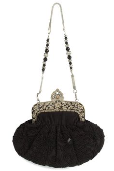 Buy Ruby Black Beaded Brass Frame Bag Online – MyBatua.com Luxury Traditional Beaded Evening Bag, Traditional Black Embellished Bag, Rectangular Bag With Black Beads As Fashion Accessory, Formal Rectangular Bag With Black Beads, Chic Black Beaded Bag, Islamic Clothing, Frame Bag, Muslim Women, Brass Frame