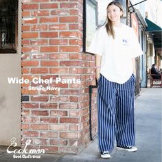 Functional and fashionable is the key for these chef's pants. Made from durable fabric to provide maximum comfort, featuring dual pockets, both in the front and rear, and a string loop designed for key chains. The Wide silhouette chef's pants have excellent breathability and are ideal for working in the kitchen or outdoors where heat can easily build up. - Elasticized Drawstring waist and relax fit provide best mobility and comfort. - 2 side pockets and additional 2 in the back. - String loop fo Cookman Chef Pants Outfit, Casual Work Clothes, Hip Raises, Chef Pants, Staff Uniforms, Chef Wear, Best Chef, A Chef, Work Clothes