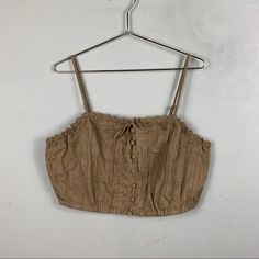 Nwt Urban Outfitters Cocoa Crop Top In Ready To Wear Condition With No Issues At All P2p 18 In. Length 10 In Bundle With Other Items And Save! Same Day Or Next Day Shipping! Vacation Cotton Crop Top With Lace Trim, Summer Vacation Crop Top With Lace Trim, Vacation Cotton Lace Trim Crop Top, Cotton Lace Trim Crop Top For Vacation, Urban Outfitters Cotton Tank Top For Vacation, Summer Brown Cami Crop Top, Brown Cami Crop Top For Summer, Brown Spring Beach Crop Top, Summer Crop Top With Lace Trim