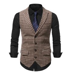 Mens Double Breasted Plaids Checks Gilet Waistcoats Formal Dress Tops Vests Tops Item description Brand Unbranded Size 3XL Outer Shell Material Modacrylic Type Vest Style Overcoat Size Type Regular Department Men Accents Button Theme Modern Lining Material Polyester Features Breathable Fabric Type Microfiber Insulation Material Polyester Pattern Plaids & Checks Model Fashion Product Line vest Performance/Activity Track & Field, Walking, Double-Breasted Closure Button Occasion Casual Vintage Yes Winter Semi-formal Slim Fit Vest, Semi-formal Button Vest For Fall, Winter Business Blazer Vest, Single Breasted Semi-formal Winter Vest, Single-breasted Semi-formal Winter Vest, Winter Semi-formal Single Breasted Vest, Winter Business Vest Single Breasted, Winter Business Single Breasted Vest, Winter Business Single-breasted Vest