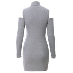 A stretchy ribbed-knit dress, with high neck, dew shoulder, long sleeve, bodycon silhouette, short length, show your perfect curve, make you outstanding.Size:S,M,L,XLColor:Gray,BlackStyle:Sexy DressPattern Type:Pure ColorNeckline:High NeckSleeve's Length: Long SleeveSilhouette: Bodycon DressesMaterial:CottonDress Length:Short DressesWeight: 0.29 KGPackage Contents: 1 x Dress Winter Party Turtleneck Bodycon Dress, Winter Turtleneck Bodycon Dress, Chic High Neck Bodycon Dress For Winter, Stretch Ribbed Turtleneck Mini Dress, High Neck Sweater Dress For Night Out, Spring Turtleneck Bodycon Sweater Dress, Trendy Ribbed Mini Dress For Winter, Spring Bodycon Turtleneck Sweater Dress, Fall Turtleneck Bodycon Dress For Night Out