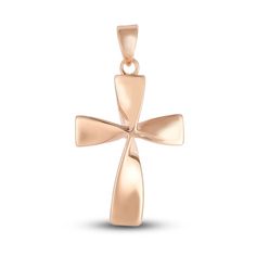 Show the zeal for your faith with this meaningful cross pendant charm, fashioned in lustrous 14K rose gold. Gold Credit Card, Jewelry Cross, Jared The Galleria Of Jewelry, Yellow Gold Wedding Band, Gold Cross Pendant, Loose Stones, Cross Jewelry, Gold Cross, Cross Charms