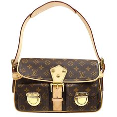 Louis Vuitton Hudson Pm Hand Bag Purse Monogram Canvas Monogram Canvas Shoulder Bag With Gold-tone Hardware, Brown Signature Coated Canvas Shoulder Bag With Gold-tone Hardware, Vintage Brown Signature Coated Canvas Bag, Designer Brown Shoulder Bag In Signature Coated Canvas, Flap Bag In Monogram Canvas With Branded Hardware, Vintage Bags With Gold-tone Hardware In Signature Coated Canvas, Vintage Brown Signature Coated Canvas Shoulder Bag, Flap Bags In Monogram Canvas With Branded Hardware, Brown Monogram Canvas Satchel With Flap