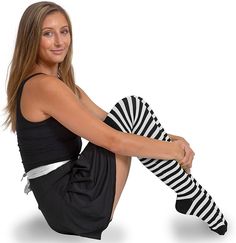 For Wednesday or Skeleton Halloween Costume! Peppermint Costume, Elizabeth Costume, Stockings For Men, Geek Costume, Wicked Witch Costume, Referee Costume, Nerd Costume, Men In Stockings, Jester Costume