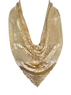 PRICES MAY VARY. Choker necklace available in Gold, Silver and Black mesh. This is a Bib Necklace. Lobster claw closure and chainlink extender makes this statement necklace adjustable to be longer or shorter. Imported. Lightweight aluminum alloy gold mesh bib necklace. Show stopping appearance Wear this large mesh metal choker for many occasions Woke Creations Liquid Metal Mesh Gold Choker Necklace for Women makes a statement that's a denim friendly vintage 70’s look. This is a Bib necklace. Our Mesh Chain Necklace Gold, Cheap Gold Beaded Bib Necklaces, Party Chain Necklace With Lobster Clasp, Gold Chain Link Choker For Party, Metal Chain Necklace With Lobster Clasp For Party, Chain Link Necklace With Lobster Clasp For Parties, Party Chain Necklace With Lobster Clasp In Metal, Party Metal Chain Necklace With Lobster Clasp, Party Necklace With Lobster Clasp And Chain Link