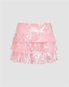 Details: Sequin mini skirt with glimmering design Skirt Length: Short Materials:95% Polyester + 5% Spandex Party Mini Skirt With Ruffles, Party Skort With Ruffles, Fitted Tiered Skirt Skort For Party, Fitted Tiered Skort For Party, Party Ruffled Skort, Chic Ruffled Skort For Party, Flirty Tiered Skort For Night Out, Stretch Ruffled Skort For Parties, Flirty Short Skirt For Party