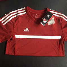 Nwt Women’s Adidas March Shirt Red Small Adidas Red Sporty Top, Red Adidas Sporty Top, Sporty Red Adidas Top, Adidas Red Sports Top, Adidas University Red Short Sleeve Top, Adidas Tops In University Red With Short Sleeves, Adidas Red Short Sleeve Top, Red Adidas, Adidas Tops