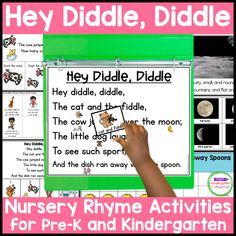 nursery rhyme activities for kids to practice reading