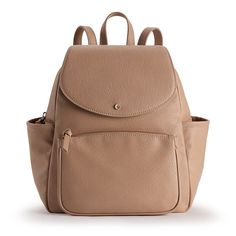 Stay stylish and organized while you're on the go with this cute LC Lauren Conrad Kate Flap Backpack. Stay stylish and organized while you're on the go with this cute LC Lauren Conrad Kate Flap Backpack. DETAILS 3.75'' handle strap 20.5-24.5" adjustable shoulder straps Zipper and magnetic snap closure Rose gold-tone hardware 2 interior zip pockets and 2 interior slip pockets 1 exterior zip pocket and 2 exterior slip pocketsCONSTRUCTION & CARE Overall dimensions: 12.25" H x 10.5" W x 4.75" D Poly Flap Backpack, Lc Lauren Conrad, Lauren Conrad, Snap Closure, Shoulder Straps, The Go, Zip Pockets, Overalls, Gold Tones