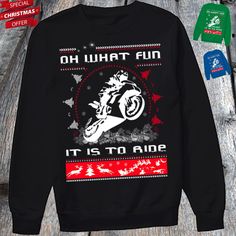 💯🔥 Motorcycle Christmas Ride Sweatshirts  With ribbed collars, cuffs and hem, this unisex sweatshirt is a cosy solution to the cold and perfect for layering. * Stylish fit * 80% cotton, 20% polyester 🚀 Ships from USA and EU  💯 Made With Love Biker Christmas, Motorcycle Christmas, Biker Hoodie, Ride Motorcycle, Motorcycle Gifts, Biker Gifts, Bike Shirts, Motorcycle Riders, Sweatshirt For Men