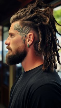 From Retro to Remarkable: 25 Mullet Hairstyles for Today's Man Dreaded Mullet, Dread Mullet, Dreadlock Mullet, Mullet Braids, Classic Mullet, Mullet Styles, Mullet Haircuts, Mullet Hairstyles, Dread Lock