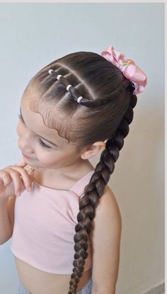 Hairstyles For My Birthday, Six Year Old Hairstyles, 4th Of July Hairstyles For Kids, Cute Hairstyles For Little Kids, First Day Of School Hairstyles For Kids, Heir Stayl, Hairstyles For Long Hair Kids, Hairstyles For School Kids