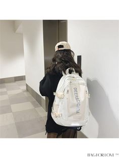 BagForLove - College-style Backpack with Letter Print and Spacious Capacity Product Description Color Beige Composition 100% Polyester Pattern Type Letter Material Polyester Type Classic Backpack Details Pictures Similar Products h2 { text-align: center; } /* æ¢è¡ */ li{ white-space: normal; word-break: break-all; word-wrap: break-word; } .red-box { width: 100%; display: flex; flex-direction: row; flex-wrap: wrap; justify-content: center; } .red-box > div { width: 190px; height: 250px; margin: 10px; } .red-box > div > a > img { width: 190px; height: 250px; } .size-box { width: 100%; margin: auto; white-space: nowrap; } .table { border-collapse: collapse; border-spacing: 0; width: 100%; table-layout: fixed; } tr, td, th { border: 1px solid rgb(175, 173, 173); padding: 10px 0px; text-align Trendy White Backpack, Trendy White Backpack With Large Capacity, Trendy Large Capacity White Backpack, Trendy White Large Capacity Backpack, Casual White Student Backpack, Trendy Everyday Backpack With Letter Print, Trendy White Backpack With Letter Print, Everyday White Backpack With Letter Print, White Letter Print Backpack For Students