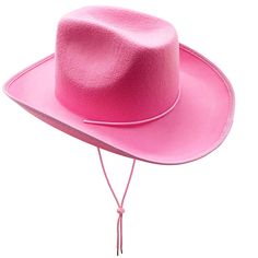 PRICES MAY VARY. Cowboy Hat for Women & Men, Felt Cowgirl Hat for Adults, Western Party Dress Up Accessories ADULT SIZE - Fits most adults - 21¾″ circumference. Felt pink cowboy hat is for women CHIN STRAP - With removable drawstring chin strap and shapeable brim. FELT MATERIAL - A must have accessory to complete your western aesthetic look, Great for Western themed birthday parties, rodeos, and Halloween Cowboy costume men & women dress up & cosplay accessories, cowboy fashion headwear accessor Western Party Dress, Felt Cowgirl Hat, Musical Party, Pink Cowboy Hat, Pink Cowboy, Cowboy Costume, Western Party, Last Ride, Accessories Pink