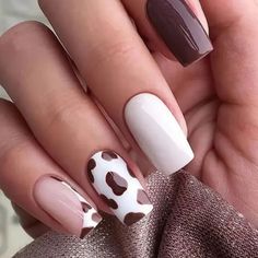 24 Pieces Fake Press On Nails Color May Vary Due To Lighting Size One Size Condition New Comes With Mini Nail File And Glue Adhesive Strips Country Acrylic Nails, Cowboy Nails, Western Nails, Country Nails, Cow Nails, Cute Simple Nails, Nagel Tips, Cute Gel Nails