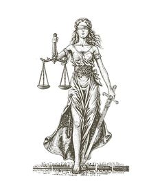 Lady Justice Tarot Card, Goddess Of Justice Drawing, Blind Lady Justice Tattoo, Lady Justice Tattoo Men, Lady Of Justice Drawing, Lady Justice Aesthetic, Lady Of Justice Tattoo, Lady Justice Drawing, Lady Justice Tattoo Design