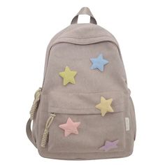 UAKISS - 2024 High-capacity Simple Women Student Star Backpack Vintage Casual All Match Schoolbags Korean Trendy Kawaii Girls Backpacks Size:30*13*42CM "Size mearsured by ourselves, sometimes has some errors, but always within 3cm." Star-shaped School Bags For Back To School, Trendy Star-shaped Backpack For Everyday Use, Trendy Star-shaped Everyday Backpack, Star Backpack, Girls Backpacks, Backpack Vintage, Vintage Casual, Girl Backpacks, Kawaii Girl