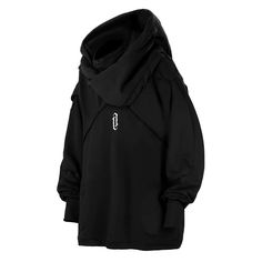 48715554160966|48715554193734|48715554226502 Double Hooded Sweatshirt, Techwear Hoodie, Double Hoodie, Cowl Neck Hoodie, Hoodie Streetwear, Winter Pullover, Harajuku Streetwear, Futuristic Fashion, Zippered Sweater