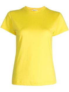 sherbet yellow cotton round neck short sleeves straight hem Disney Bounding, Halloween Costumes Friends, Yellow T Shirt, Yellow Blouse, Yellow Shirts, Plain Shirts, Jersey Shirt, Sleeve Cotton, Shirts For Girls