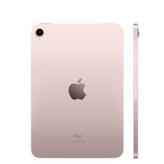 an apple ipad is shown with the back and side facings, on a white background