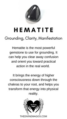 Hematite Crystal Meaning, Clarity Manifestation, Hematite Crystal, Spiritual Power