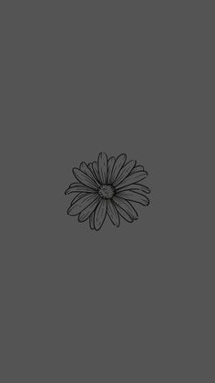 a black and white photo of a flower on a gray background with the words, i love you