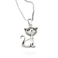 "Unusual Cat pendant necklace, Small funny cat jewelry, Cat gift, Cat lovers idea, Kitty jewelry, 925 sterling silver, Cat accessories, Novelty cat necklace, Remembrance gift 925 Sterling Silver Cat pendant! *Beautiful to wear it... for all Cats Lovers* Average weight: 1.6 g Length: 2.5 cm Width: 1.5 cm SHIPPING: We use Standard International Air Mail ** 7-10 working days for EUROPE and 7-20 working days WORLDWIDE For UK we use 2o Class \"Signed For\" 3-5 working days. If you want faster deliver Dainty Cat Design Jewelry For Gifts, Dainty Silver Jewelry With Cat Design, Cat Print Jewelry Gift, Elegant Silver Jewelry With Cat Design, Sterling Silver Jewelry With Cat Print For Gift, Cute Cat Print Jewelry Gift, Silver Jewelry With Cat Print For Gift, Silver Cat Design Jewelry Gift, Dainty Cat Design Necklace Gift