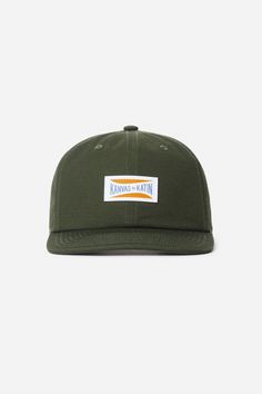 Made with the same high quality and durability as our surf trunks, the Katin headwear collection offers both style and comfort with every wear. The Scrubber 6 Panel Hat is made from a cotton canvas featuring a custom Katin patch. 100% cotton canvas Custom Katin patch 6-panel unstructured Snapback closure Cotton Dad Hat For Beach With Flat Brim, Cotton Snapback Cap For The Beach, Cotton Dad Hat With Flat Brim For Beach, Adjustable Cotton Snapback Hat For Beach, Cotton Hats With Logo Patch, Green Cotton Hat For Streetwear, Green Cotton Six-panel Hat, Green Cotton Flat Bill Hats, Cotton Snapback Hat For Beach, One Size