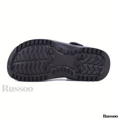 Russoo - Professional Mens Solid EVA Clogs: Comfortable, Non-Slip, Waterproof Chef Shoes Non-slip Closed Toe Slip-ons For Outdoor, Outdoor Closed Toe Synthetic Slip-ons, Outdoor Synthetic Slip-ons With Closed Toe, Outdoor Synthetic Closed Toe Slip-ons, Black Waterproof Clogs For Outdoor, Outdoor Slip-resistant Synthetic Slip-ons, Waterproof Closed Toe Synthetic Clogs, Non-slip Round Toe Clogs For Outdoor, Non-slip Clogs With Round Toe For Outdoor