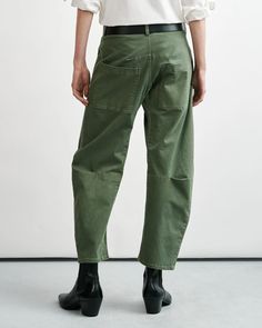 SHON PANT | Nili Lotan Workwear Cropped Cargo Pants With Belt Loops, Cropped Cargo Pants With Belt Loops For Work, Tapered Straight Leg Cargo Pants With Belt Loops, Everyday Tapered Leg Pants With Patch Pockets, Utility Cotton Pants With Cropped Leg, Utility Style Cargo Pants With Cropped Leg, Utility Style Cropped Cargo Pants With Belt Loops, Tapered Cotton Cargo Pants With Belt Loops, Utility Cropped Leg Pants With Belt Loops