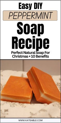 Looking for the perfect homemade Christmas gift? Try this easy DIY peppermint soap recipe! It’s a fun and simple way to create natural, festive soap with a refreshing scent. Plus, peppermint soap has 10 amazing benefits for your skin! Whether you're new to soap-making or a pro, this recipe is a must-try for the holiday season. Click to get the full recipe and start crafting your own Christmas soap today! Peppermint Soap Recipe, Christmas Soaps, Homemade Christmas Gift, Christmas Soap