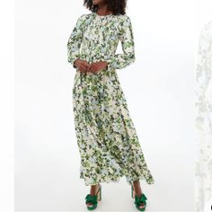 Billowy Sleeves, A Tiered Skirt, And A Fresh Colorway? Count Us In. The Libby Dress Comes To Life With The English Ivy Spring Print And Textured Smocking Details To Give This Pattern Play Number A Truly Unique Identity. A Perfect Pop For The Season, This Maxi Features Silky Soft Fabric That Allows You To Effortlessly Dress This Tiered Stunner Up Or Down While Keeping It Comfortable And Chic. Long Sleeves Smocked Bodice And Cuffs Tiered Silhouette Maxi Length Silky Soft Fabric Material: 100% Poly Libby Dress, Tuckernuck Dress, Navy Sundress, Billowy Sleeves, English Ivy, Spring Prints, Embroidered Maxi Dress, Pink Maxi, Pattern Play