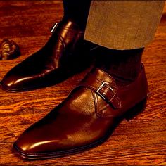 Hard-To-Find Brown Leather Testoni Men's Monkstrap Loafer. Leather Upper And Full Leather Sole. Made In Romania. Shoe Is Labeled 8m But Fits A U.S.A. Narrow/Slim 11 - 11.5. Outsole Measurements: 12.25" Length/4.25" Width Inside Measurements: 11" Length/4" Width Formal Slip-on Monk Strap Shoes, Formal Monk Strap Shoes With Almond Toe, Formal Leather Slip-on Shoes With Tang Buckle, Formal Bridle Leather Slip-on Dress Shoes, Designer Calf Leather Monk Strap Shoes, Formal Monk Strap Shoes In Calf Leather, Formal Calf Leather Monk Strap Shoes, Luxury Formal Dress Shoes With Tang Buckle, Semi-formal Monk Strap Shoes