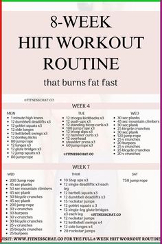 HIIT workout Routine This 8-week full body fat-burning HIIT workout is effective because it includes two elements that promote long-term fat loss- HIIT and strength training. 30 Min Hiit Workout Gym, Hiit Step Workout, Full Body Workout Plan For Women, Full Body Burn Fat Workout, At Home Cardio Workout Fat Burning, Fat Loss Workout Plan Gym, Lose Body Fat Workout, Fat Burning Workout Women, Full Body Hiit Workouts