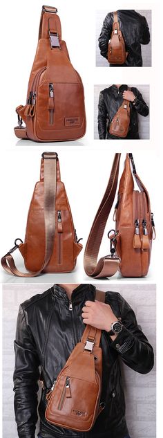 US$39.99 + Free shipping. Men casual genuine leather bag, chest Bag, crossbody bag, men's bags for work. Fall Purses, Bags For Work, Handbag Outfit, Clothes Casual, Max Azria, Men's Bags, Genuine Leather Bags, Armani Jeans, Hobo Handbags