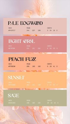 the font and numbers are all in different colors, including pinks, yellows, green