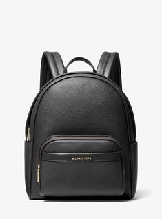 Bex Medium Pebbled Leather Backpack Classic Textured Leather Backpack For On-the-go, Textured Leather Travel Backpack, Classic Everyday Textured Leather Backpack, Michael Kors Shop, Michael Kors Backpack, Travel Necessities, Medium Backpack, Busy City, Packing List For Travel