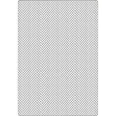 a white cutting board with an arrow pattern on the front and bottom, in grey