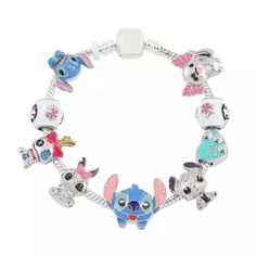 **** Restock July 2023 ***** Womans Women Woman Womens Females Female Girl Girls Teenager Teenage Jewelry Silver Bracelet Charms Beads Bead Snake Pandora Style Chain Disneys Lilo & Stitch Small 17cm ; 6.75 Inches Medium 19 Cm; 7.5 Inches Large 21 Cm ; 8.25 Inches Disney Cartoon Characters Stitch Blue Alien Scrump Green Doll Disney’s Lilo & Stitch Brand New Available In Sizes Small 6.75 Inches Medium 7.5 Inches Large 8.25 Inches Also Available In Mickey Minnie Mouse 2 Different Lilo Stitch 2 Diff Disney Charm Bracelet, Fan Bracelet, Charm Bracelets For Girls, Lilo Und Stitch, Stitch Jewelry, Disney Bracelet, Lilo Y Stitch, Fan Jewelry, Disney Charms